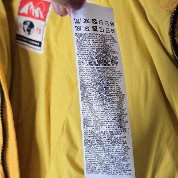 DIESEL W-ROLF jacket down jacket men's winter jacket yellow size S - Picture 13 of 16